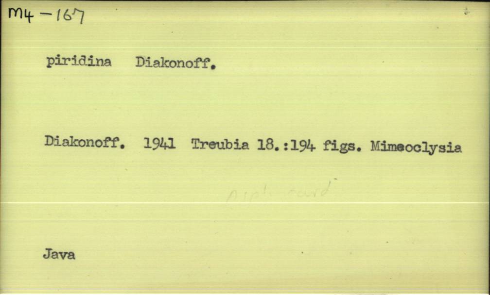 front of card